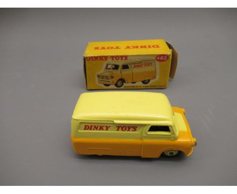 Boxed No. 482 Dinky Toys Bedford die-cast metal model van (minus one flap to box) 