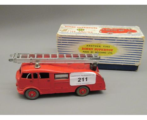 Dinky Super Toys No. 955 boxed die-cast metal model fire engine 