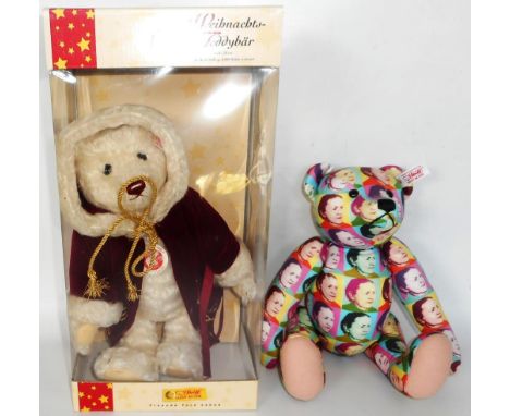 Steiff Bear. (2) 037191 30 Margarete.; 037580 Classic teddy 30, Christmas 05. Both boxed as new. 