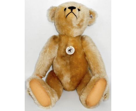 Steiff Bear. 400506 teddy 45, blonde, 1907. Boxed as new. 