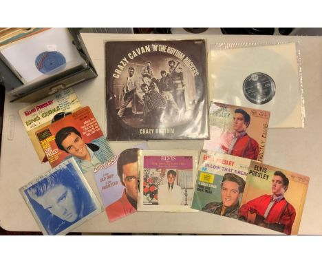 Elvis Presley with the Jordanaires, 10" vinylLP Loving You RCA RC-24001,; Crazy Cavan and the Rhythm Rockers, Crazy Rhythm, s