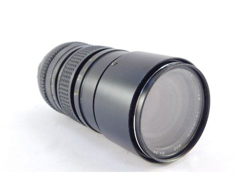 A Helios 1-3.8 70:150mm auto zoom lens, no 5817826-1, in carry case. 