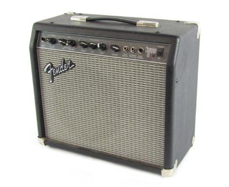 A Fender Champion amplifier. 