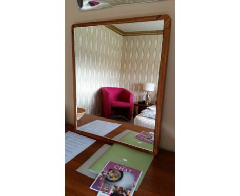 Wooden framed dressing table mirror 60 cm x 49.5 cm overall, from Garden Room 3