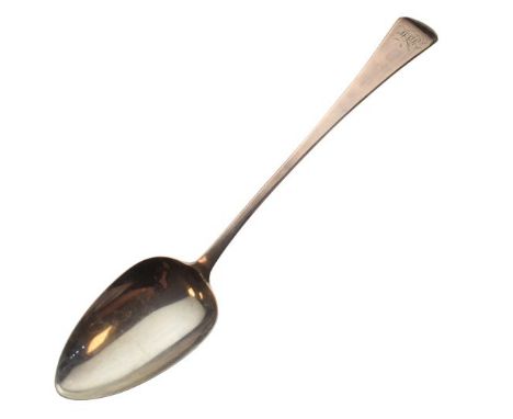 George III silver Old English pattern basting spoon, London 1809, approx 3.6oz   Condition: 