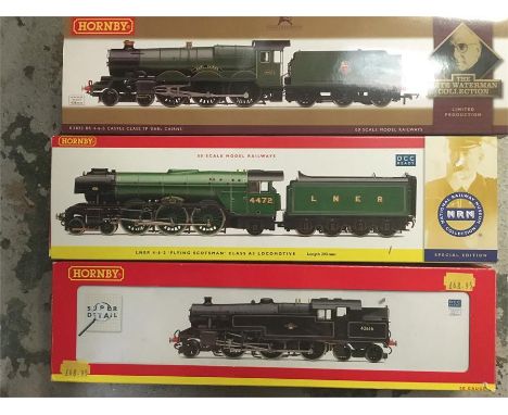 Hornby model trains R822 Early BR, R2441 MRM 4-6-2, R2732 BR2-6-4