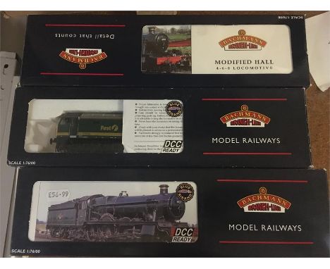 Bachmann model trains, model numbers 31-778, 32-752, 32-003