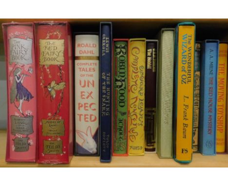 Folio Society.  Children's related literature, to include The Hobbit, Edward Lear's Complete Nonsense, Robin Hood, Lewis Carr
