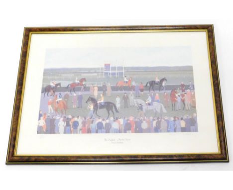 Vincent Haddelsey (1934-2010). The Paddock, Market Rasen, artist signed limited edition print, 66/500, 30cm x 46cm.