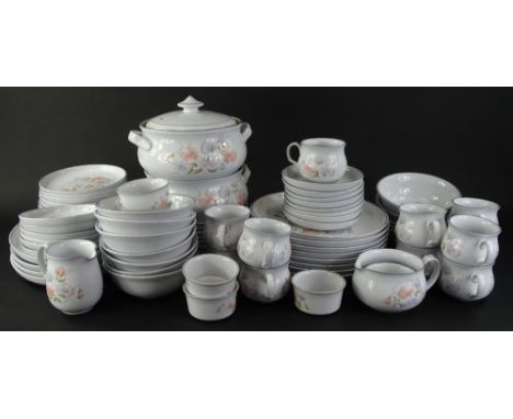 A Denby Encore pattern part tea and dinner service, to include tureens and covers etc.