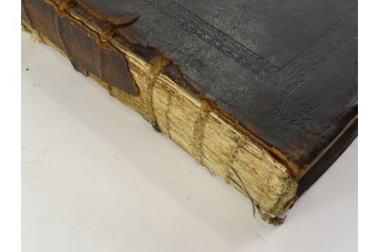 A 1633 Holy Bible, titled, dated 1599.