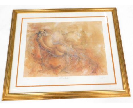 Joy Kirton Smith.  Solitude, artist signed limited edition print with certificate, No. 269/600, 51cm x 64cm.