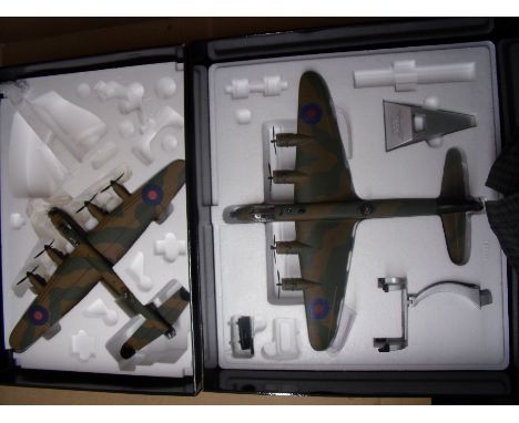 Boxed Corgi Limited Edition  Scale 1.72 Short Sterling MK1 N0686 and a similar Avro Lancaster B MKIII DV380 AA32617 