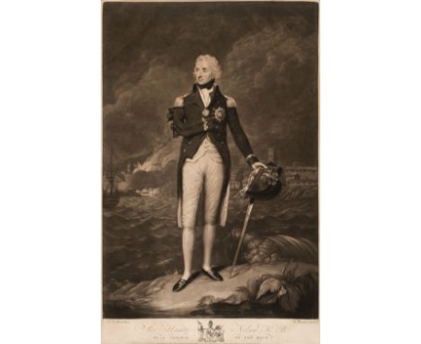 * Admiral Nelson. Barnard (William). Sir Horatio Nelson K. B. Rear Admiral of the Blue, published W. Barnard My 25th 1799, un