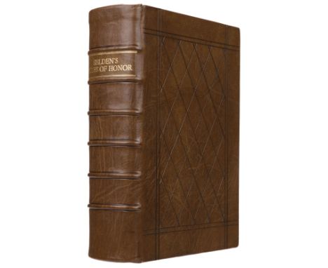 Selden (John). Titles of Honor, 2nd edition, London: Printed by William Stansby for Richard Whitakers [sic], 1631, title prin