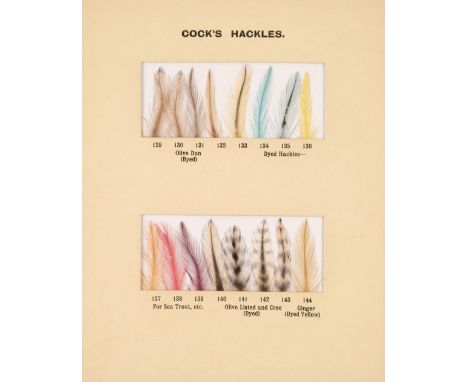 Baigent (W[illiam]). A book on Hackles for Fly Dressing..., privately printed, Newcastle upon Tyne: Printed by Mawson Swan &a