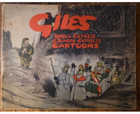 Giles. Daily Express &amp; Sunday Express Cartoons. First [and] Second Series, [1946 &amp; 1947], both with a little scattere