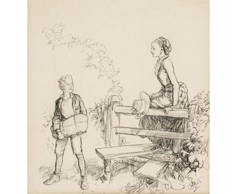 * Shepard (Ernest Howard, 1879-1976). Jack will have you some day, pen and ink on artist's board, signed lower right, title a