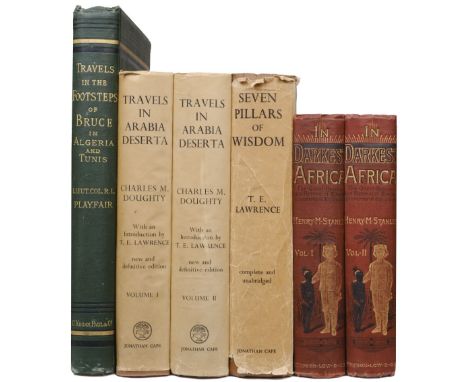 Playfair (R. L.). Travels in the Footsteps of Bruce in Algeria and Tunis, 1st edition, London: C. Kegan Paul &amp; Co, 1877, 