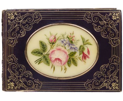 Album. A Decorative Scrap Album, 1837, containing watercolours, drawings and miniature chiaroscuro woodcuts, manuscript prese