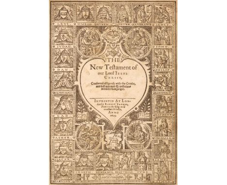 Bible [English]. [The Bible. Translated according to the Ebrew and Greeke, and conferred with the best translations in divers