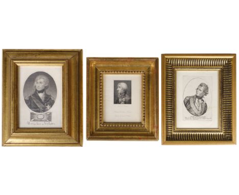 * Nelson (Horatio, 1758-1805). A collection of portrait miniatures, including Horatio Viscount Nelson, after Simon de Koster 
