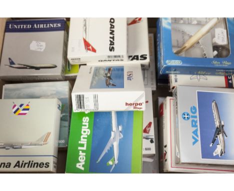 TWENTY SCHABAK 1:600 SCALE MINT AND BOXED DIE CAST MODELS OF PASSENGER AIRCRAFT, VARIOUS, boxes mainly good (20)