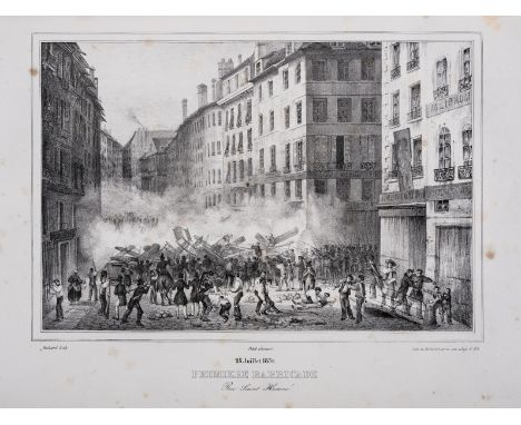 NO RESERVE Petit (M.) Histoire de la Révolution de Mil Huit Cent Trente, half-title, lithograph portrait frontispiece and 40 