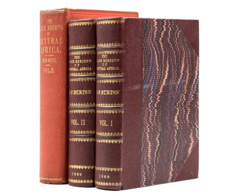 Africa.- Burton (Sir Richard Francis) The Lake Regions of Central Africa, 2 vol., first edition, half-titles, tinted lithogra