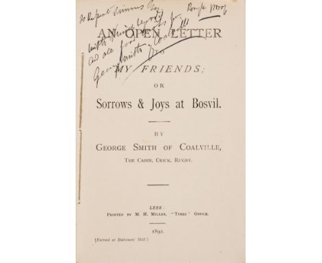 Child Labour.- Smith (George, of Coalville) The Cry of the Children from the Brickyards of England: a Statement and Appeal, s