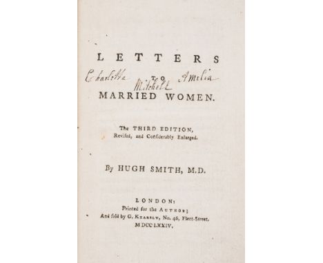 Women.- Smith (Hugh) Letters to Married Women, third edition, advertisement leaf at end of preliminaries, near contemporary i