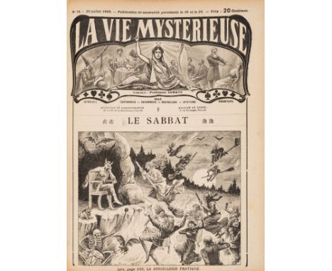 Occult &amp; Magic.- La Vie Mysterieuse, edited by Professor Donato, vol.1, numbers 1-24, illustrations, final index f. for t
