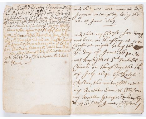 NO RESERVE 19th century commonplace book.- Brooke (Charlotte) Religious commonplace book, with 17th and 18th century manuscri