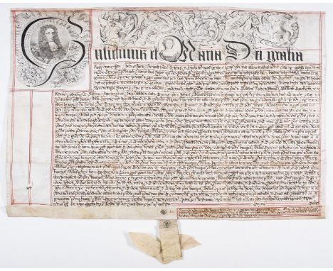 William III &amp; Mary II.- Staffordshire.- Exemplification of Recovery by John &amp; William Golphin of Quixhall  against Th