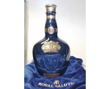 Chivas Regal Royal Salute (Sapphire Flagon) Scotch Whisky, 700ml, in original box