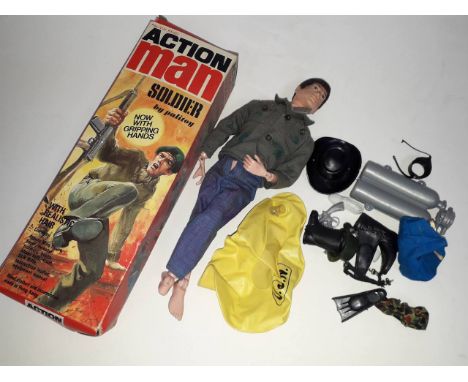 A boxed 1964 vintage Action Man "Soldier" by Palitoy, model number 918500.  