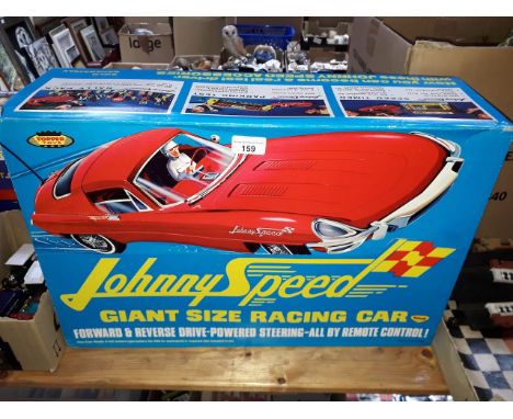 A vintage Topper Toys remote controll car 'Johnny Speed'.  