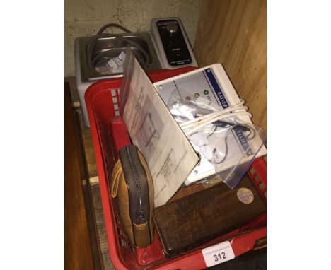 A collection jewellers item including diamond testing equiptment, scales, weights etc.  