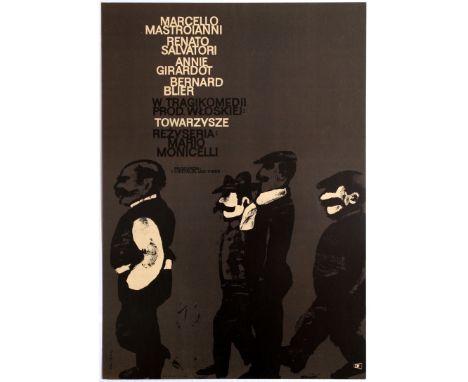 Polish Movie Original Vintage Poster for the Italian film The Organizer (Towarzysze) – Waldemar Swierzy Directed by Mario Mon