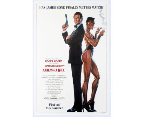 Movie Original Vintage Poster for James Bond 007 – A View to a Kill.  The 1985 John Glen James Bond 007 English/U.S. secret a