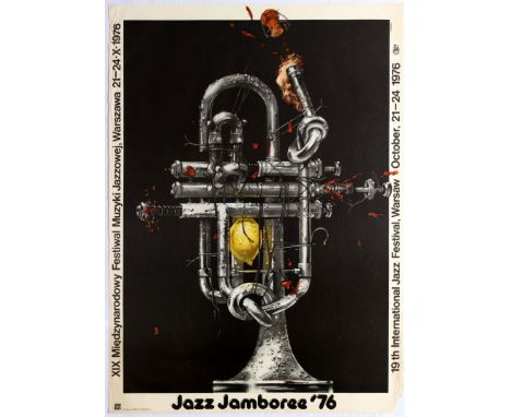 Polish Advertising Poster – Jazz Jamboree' 76 - 19th International Jazz Festival, Warsaw 1976. Here is a list of songs perfor