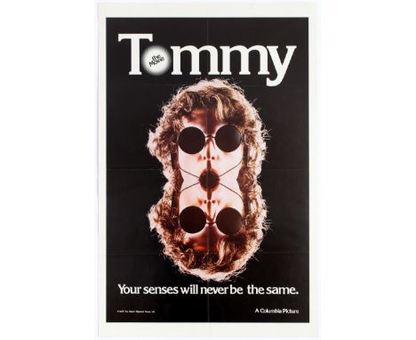 Movie Original Vintage Poster Tommy, the Movie Directed by Ken Russell.  Tommy: The Movie, the 1975 Ken Russell English rock 