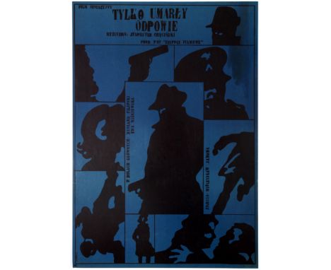 Movie Original Vintage Poster for the Polish film Tylko Umarly Odpowie? – Waldemar Swierzy Directed by Sylwester Checinski - 