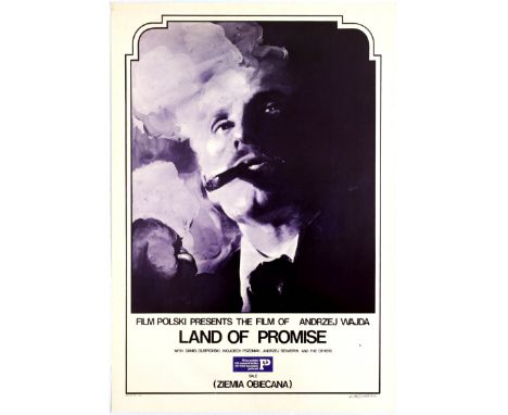 Movie Original Vintage Poster for the Polish film Land Of Promise (Ziemia Obiecana) – Directed by Andrzej Wajda Starring: Dan