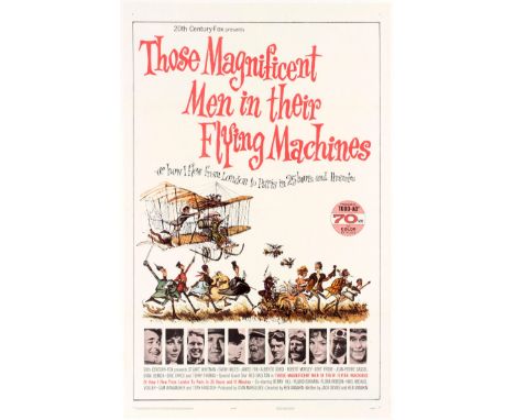 Movie original vintage poster style Z, Those Magnificent Men in their Flying Machines Or how I flew from London to Paris in 2