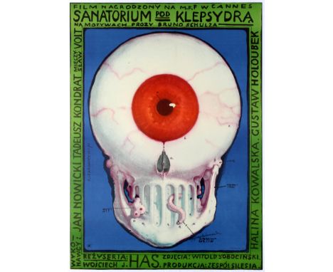 Movie Original Vintage Poster for the Polish film The Hourglass Sanatorium (Sanatorium pod klepsydr?) – Franciszek Starowieys