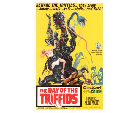 Movie Original Vintage Poster –The Day of the Triffids. The classic 1962 Steve Sekely English science fiction (sci-fi) horror