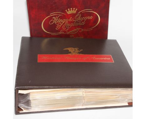 2 albums of American and British first day covers 