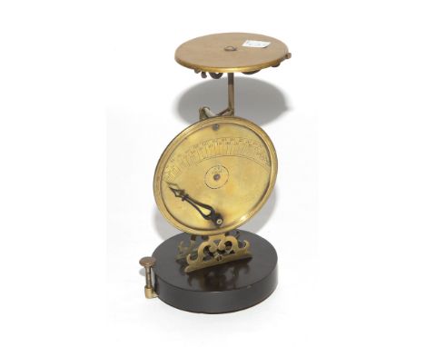 French brass letter scale 