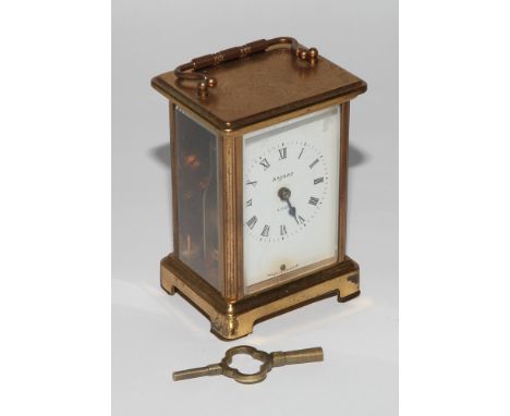 Bayard French brass 8 day carriage clock 